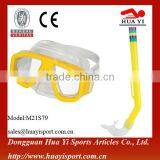 Outdoor Fun & Sports Adult Professional Anti Fog Fashional Dive Swimming Goggle Face Plates Mask Snorkel thumbnail-1