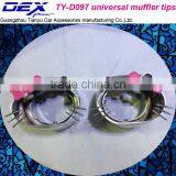 Pink Bowknot Kitten Attractive Universal Exhaust Muffler Tips thumbnail-1