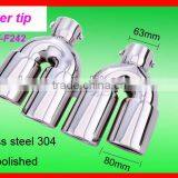 Car Exhaust Dual Head Muffler