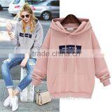 2017 New Style Round Neck Long Sleeve Plain Women Sweater Pullover Hoodies thumbnail-5