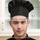 Chef Hat Adult Adjustable Elastic Baker Kitchen Cooking Chef Cap, Black thumbnail-2