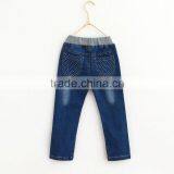 Wholesale Baby Denim Jeans Bird Embroidery Simple Little Dot Denim Trousers thumbnail-2