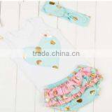 2016Gold Polka Dot Baby Outfits Top Quality Baby Clothes Baby Dresses thumbnail-6