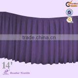 14' Polyester Table Skirting for Wedding
