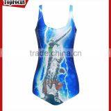 Latest Design Lace up Bodysuit Blank Swimwear thumbnail-4