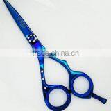 Hairdressing Scissors Blue Titanium thumbnail-1