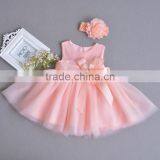 2018 New Baby Cute Dress Kids Girls Dress 4 Colors 1year Old Birthday Dresses thumbnail-4