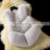 TJ-R-1 Custom Printed or Embroidery Sleeveless Fake Fur Vest thumbnail-6