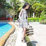 S33530W Hot Sale Ruffle Cotton Dress New Design Girls Teen Sleeveless Dress thumbnail-2