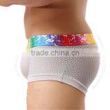 Best Selling Retail Mens Underwear Boxers With Breathable Holes Cueca Boxer Men Print Boxer Shorts thumbnail-4