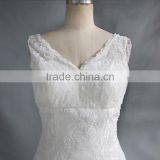 2017 China Manufacturer Customized Applique Lace Mermaid Wedding Dress thumbnail-5