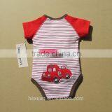 OEM or Stocked 100% Cotton Newborn Infant Baby Romper Coffee Cotton Jumpsuit Pattern thumbnail-4