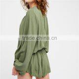 2017 Newest Fashion Wholesale Long Sleeve One Piece Jumpsuit for Women thumbnail-2