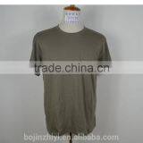 Custom Plain o Neck Tee Shirt Cotton Gray Color thumbnail-1