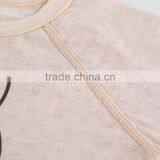 Factory Supply Organic Cotton Newborn Baby Girls Short Sleeve Romper Bodysiut Jumpsuit One-pieces Outfits Set thumbnail-3