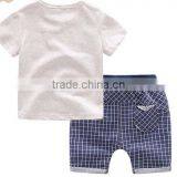 Wholesale Quality Cotton Printing Kids Sport Clothes Set thumbnail-3