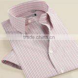 New Style 2016 Men Striped Short Sleeve Casual Dress Shirt , Men Garment thumbnail-3