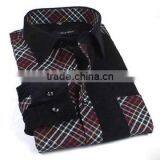Plaid and Floral Flannel Shirt Men thumbnail-3