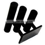 Custom Black Paper Velvet Bangle Watch Bracelet Jewelry Display Stand thumbnail-3