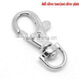 Silver Tone Lobster Swivel Clasps For Key Ring 3.8x1.8cm(1-1/2"x3/4"),20PCs,8seasons thumbnail-1