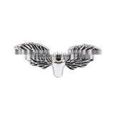 Zinc Based Alloy Spacer Beads Wing Antique Silver thumbnail-1