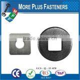 Made in Taiwan High Quality Carbon Material Square Hole Washer for Carriage Bolt DIN436 thumbnail-6