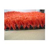 SL1002J-H, 100% PP Red Indoor Artificial Grass10mm, 2200Dtex Gauge 5/32 For Landscaping