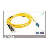 ST To LC Fiber Optic Patch Cord , Singlemode 9 Optical Fiber Patch Cord