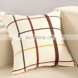 Simple Plain Grid Pillow Home Decorate Cushion thumbnail-4