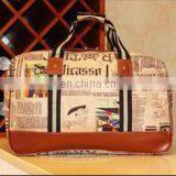 2015 Hot Sale Large Capacity Waterproof Fashion Geometrical Pattern Women Travel Bag thumbnail-2
