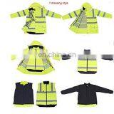 Hi Vis High Visibility 3 IN 1 Winter Waterproof Reflective Safety Jacket thumbnail-5