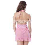Fashionable Cheap Wholesale Girls Pink Night Sleeping Dress thumbnail-4
