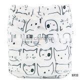 Elinfant2017 Most Popular Digital Baby Cloth Diapers Washable Suede Cloth Fast Dry Nappy Reusable Pocket Cloth Diaper thumbnail-3