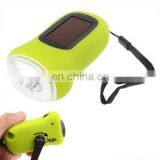 3 LED Hand-cranked Power Flashlight