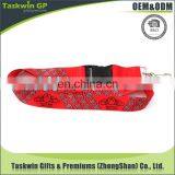 Top Quality Cheap Sublimation Key Polyester Lanyards With Movable Clip