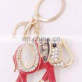 Bejeweled Elephant Shape Key Chain Lovely Pendant Key Ring Elephants Keychain thumbnail-2