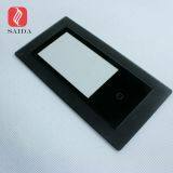 3MM Black Silk Screen Printed Glass Panel for LED Flat Panel Down Lights thumbnail-2