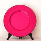 Plastic Charger Plate,christmas Decoration Plate Charger Plate Made in China YF-60056 thumbnail-1