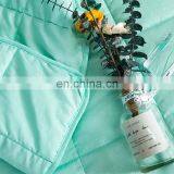 2020 Summer Factory Price Solid Color Cotton Material Multi Size and Color Gravity Weighted Blanket With Glass Beads Filled thumbnail-5