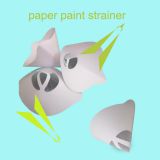 1000pcs OEMDisposable automobile paint filter paper funnel  paint paper paint strainer 190micron 1000pcs paper funnel paper filter