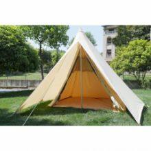 Double Layer Pyramid Teepee Tent Teepee Canvas Tent Manufacturer Double Door Indian Tent thumbnail-3