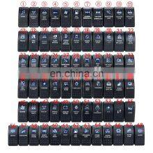 1pcs 12V 24V Car Boat Caravan Rocker Switches Waterproof Rocker Switch Dual Blue LED Light Bar 4x4 thumbnail-2