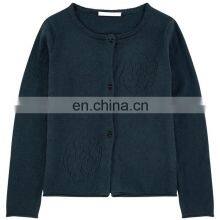 Round Neck Baby Knitted Cardigan Kids Wool Cardigan Sweaters thumbnail-1