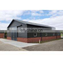 Steel Frame Construction Pole Barn Prefabricated Warehouse Metal Building Steel Structure Shed Workshop