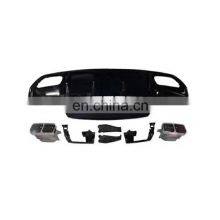 16-18 For Mercedes A Class W176 Modified A45 AMG Style Rear Lip Diffuser thumbnail-1
