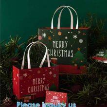 China Manufacturer Matt Lamination Christmas Gift Paper Bag With Cotton Handle,New Design White Handmade Paper Bag Pack thumbnail-3