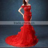 C71685A Women Sexy Party Dress Lace Mermaid Wedding Dress thumbnail-3