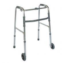 Rollator Walker Adult Single Button Folding Aluminum Walker thumbnail-4
