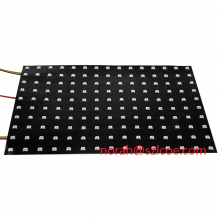 8x8 8x16 16x16cm black pcb rgb digital led panel matrix diode ws2812b smart display panel light DIY Decoration