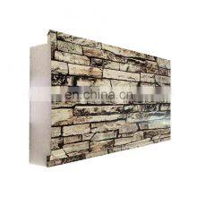 Decorative Stone Wall Panels 16mm Exterior Wall Insulation Board for Prefabricated House Easy Install Metal Sandwich Panel thumbnail-1